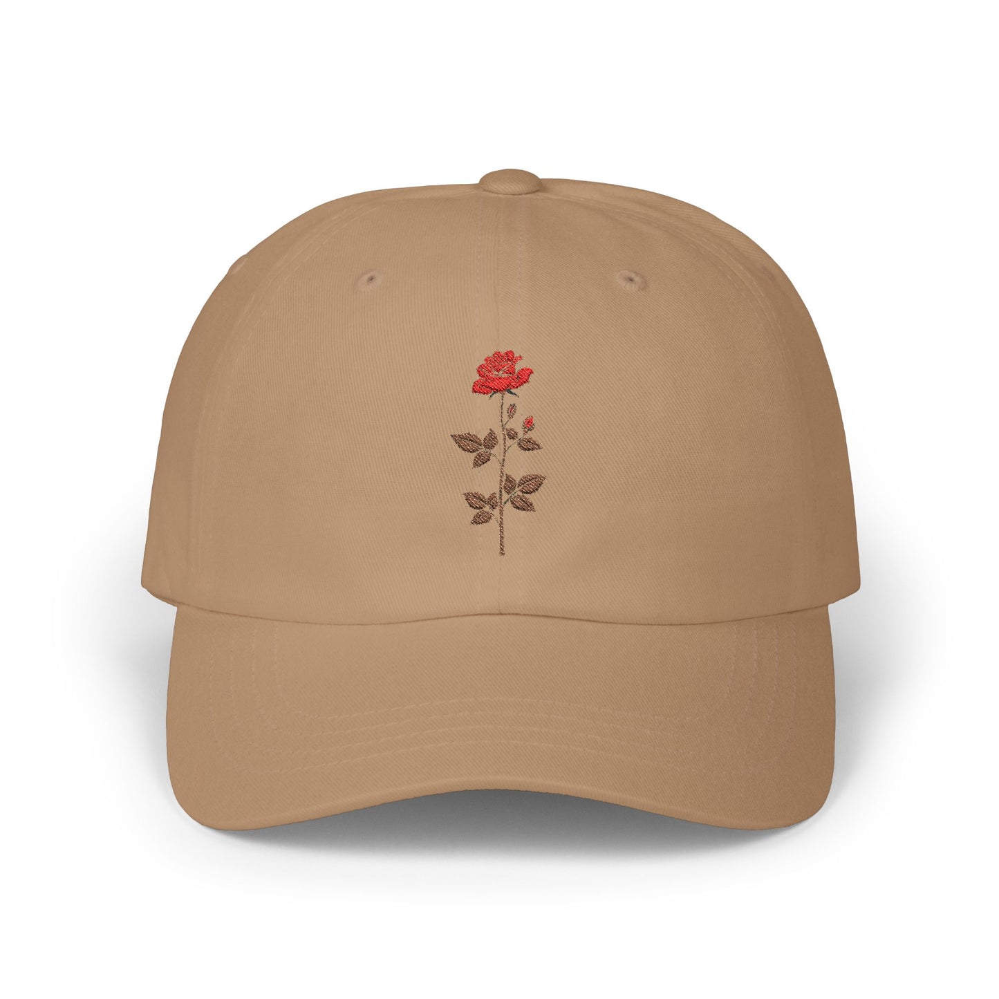 Classic Dad Cap - Unisex Design - Maison Baron - Single Rose - Maison Baron