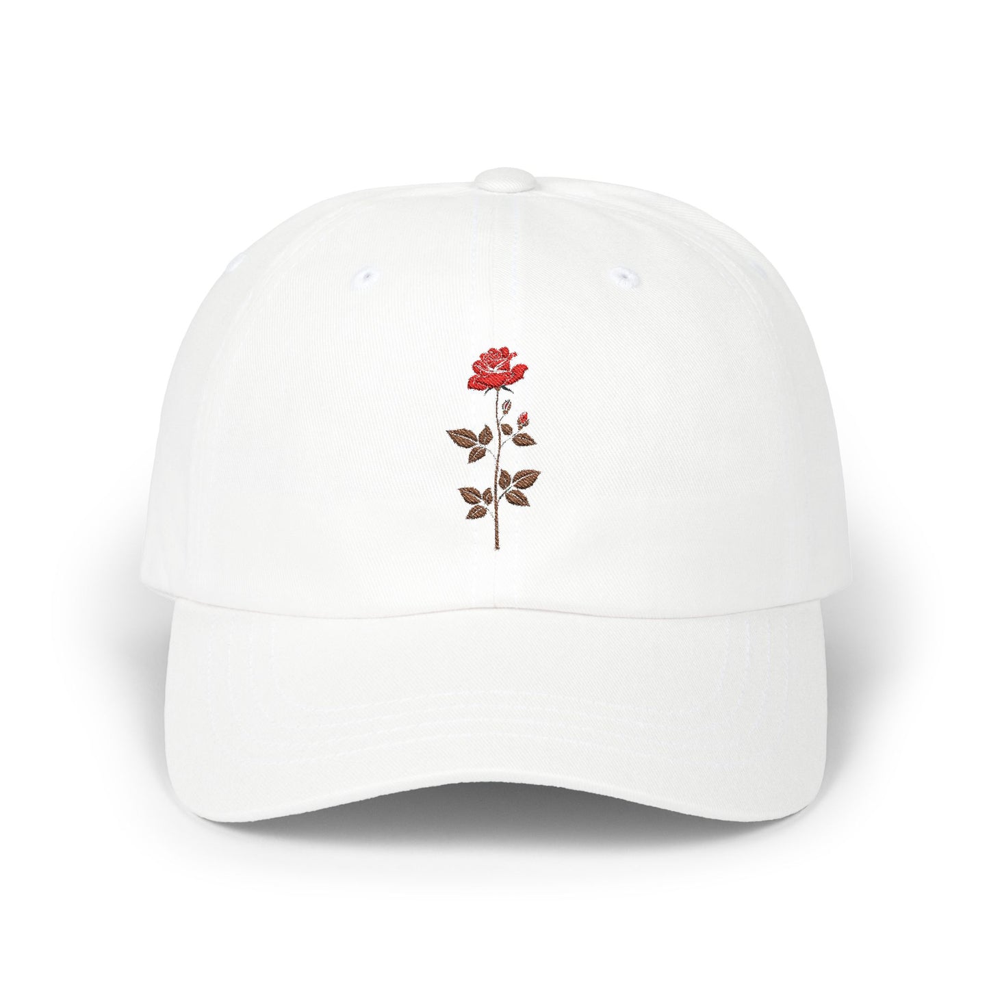 Classic Dad Cap - Unisex Design - Maison Baron - Single Rose - Maison Baron