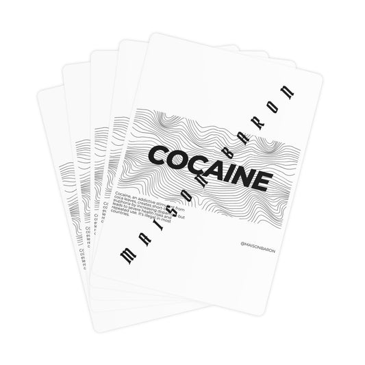 Poker Cards Set - Playing for Cocaine - Maison Baron - Maison Baron