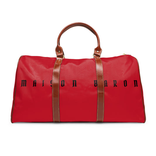 Travel Bag - MB Unisex Design - Blood Red by Maison Baron - Maison Baron