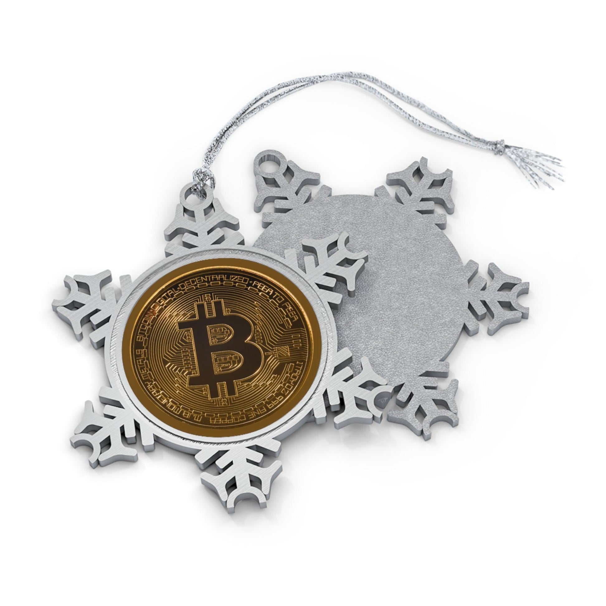 Snowflake - Bitcoin Ornament Decor - by Maison Baron - Maison Baron