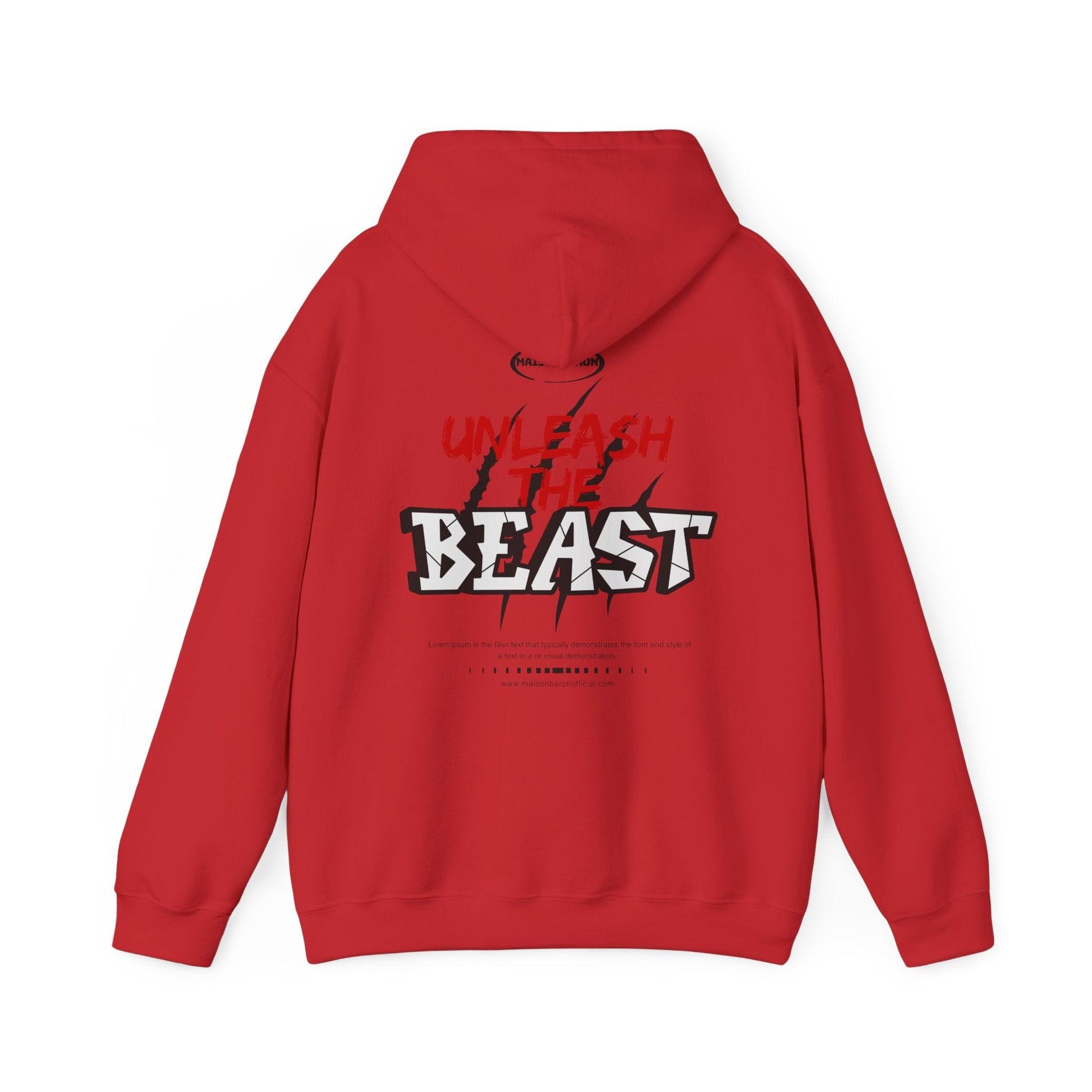 Unisex Heavy Blend™ Hooded Sweatshirt - Maison Baron - Unleash the Beast - Limited Collection - Maison Baron